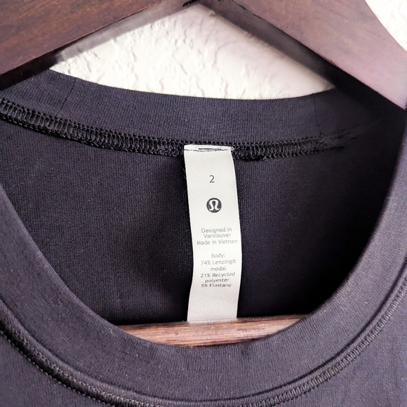 Lululemon Black Side Slit Tank Dress - Picture 3 of 5